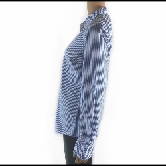J. Crew Women’s Button Down Striped Blouse- Size S - Picture 5 of 8